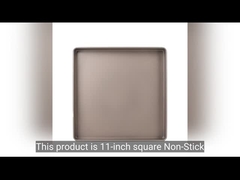 Pão de aço carbono quadrado de 11 polegadas